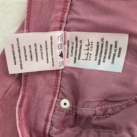 Rose colored slightly distressed ankle jeans - Picture 4 of 4